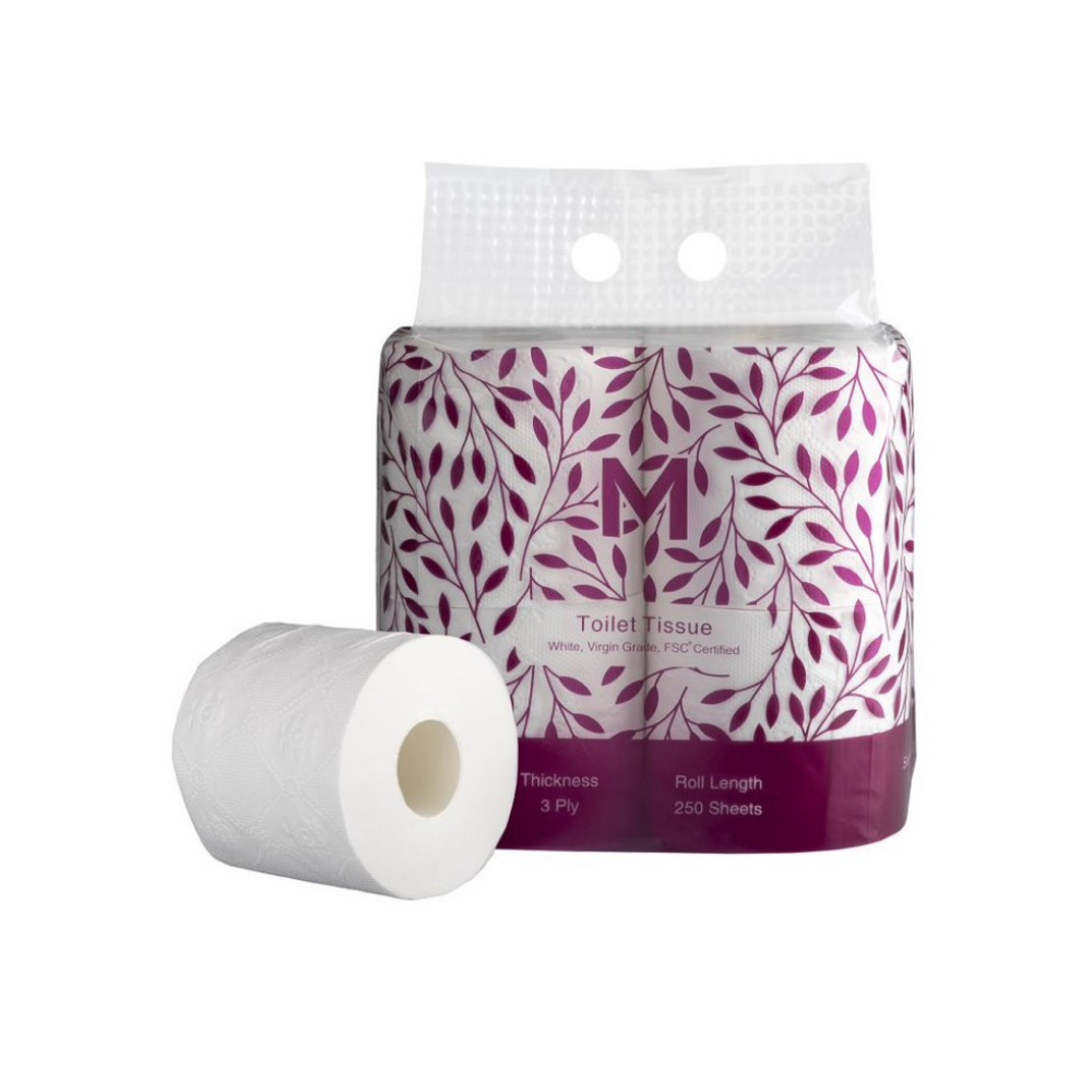 Luxury Unwrapped Toilet Tissue Boxed