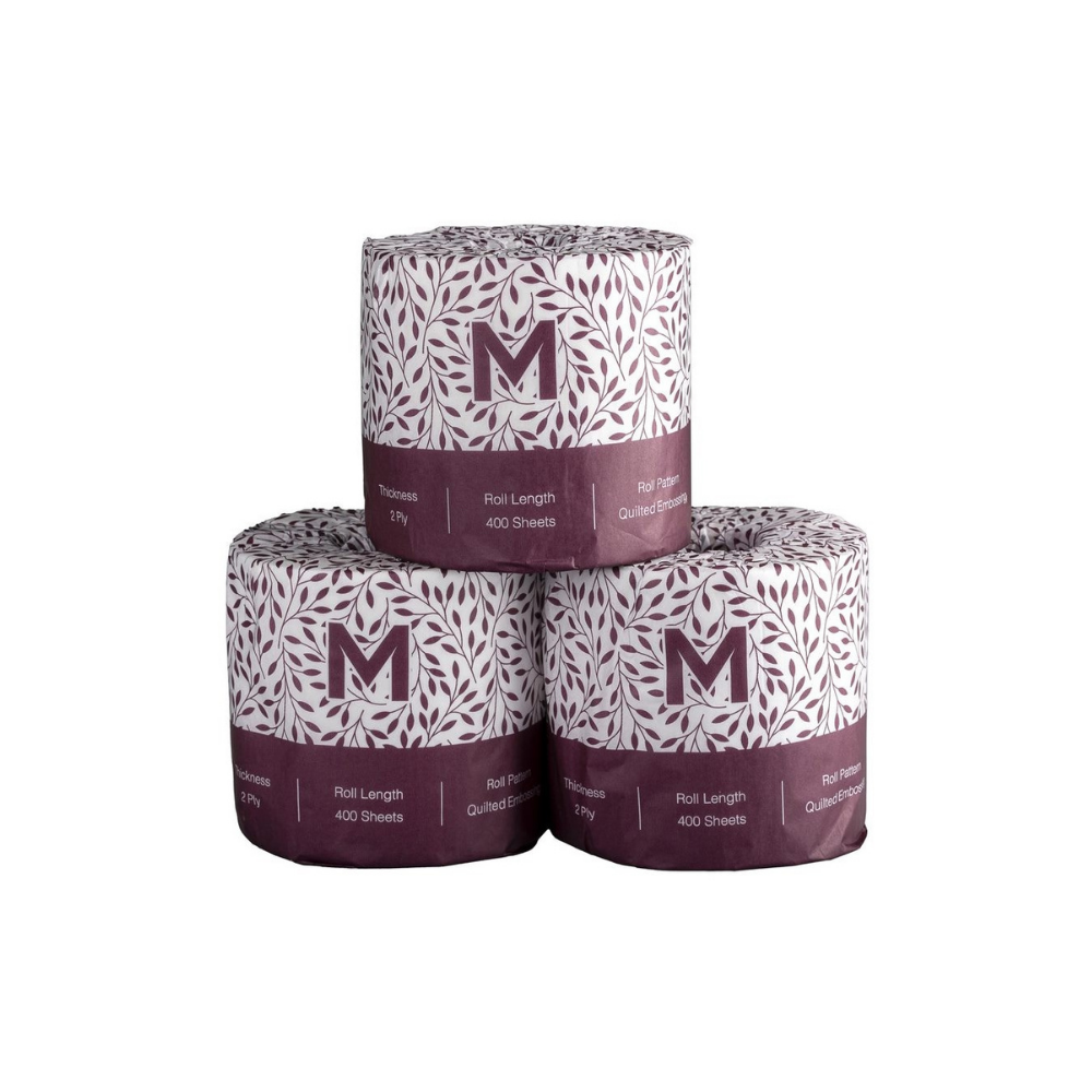 Luxury Wrapped Toilet Tissue Boxed - White, 3 Ply and 2 ply