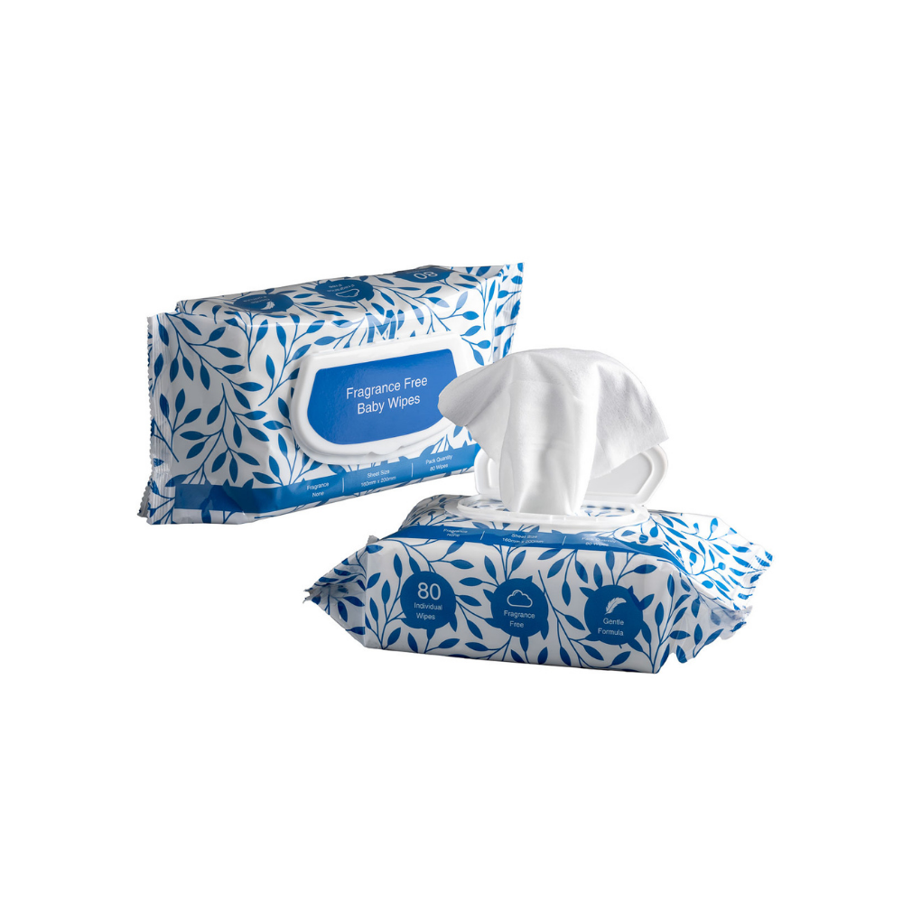 Non Fragranced Baby Wipes - 80 Sheets