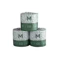 Recycled Wrapped Toilet Tissue Boxed - White, 2 Ply, 400 Sheets