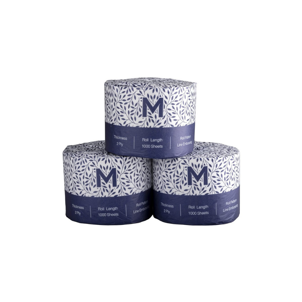 Wrapped Toilet Tissue - White, 2 Ply