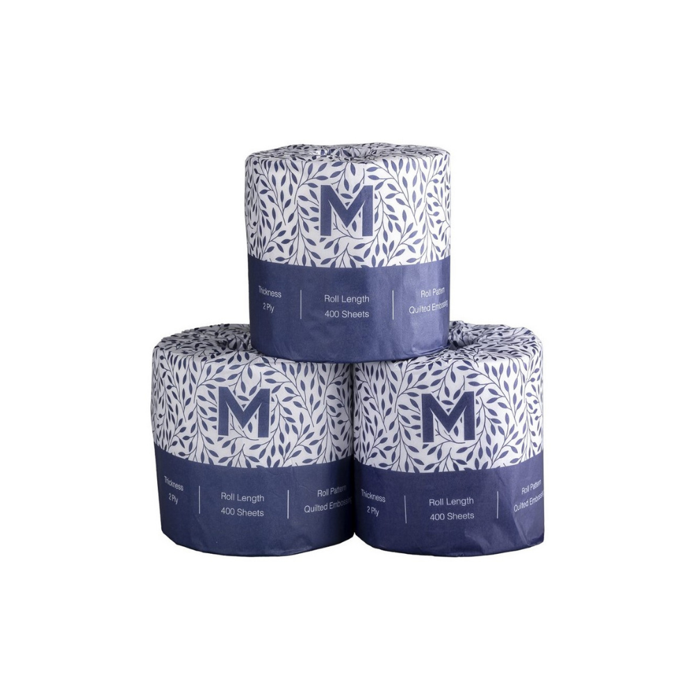 Wrapped Toilet Tissue - White, 2 Ply