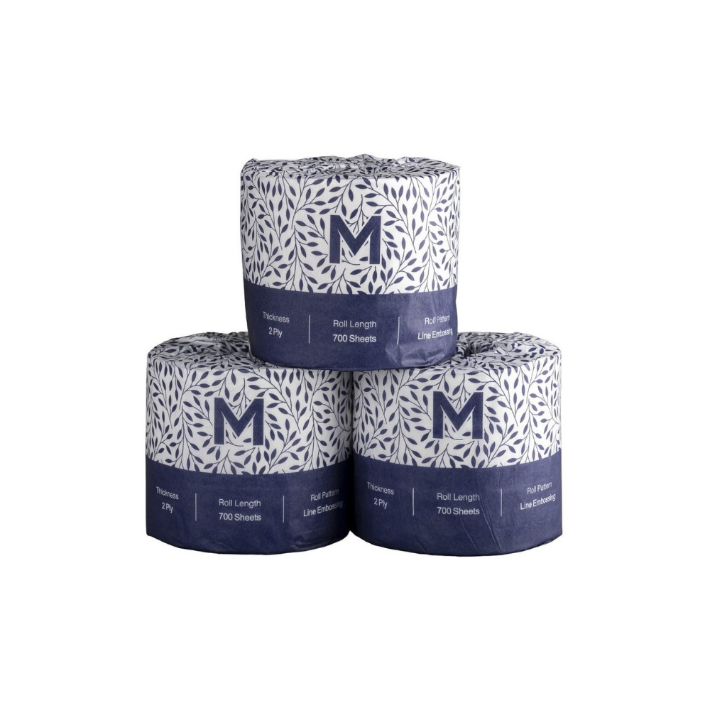 Wrapped Toilet Tissue - White, 2 Ply