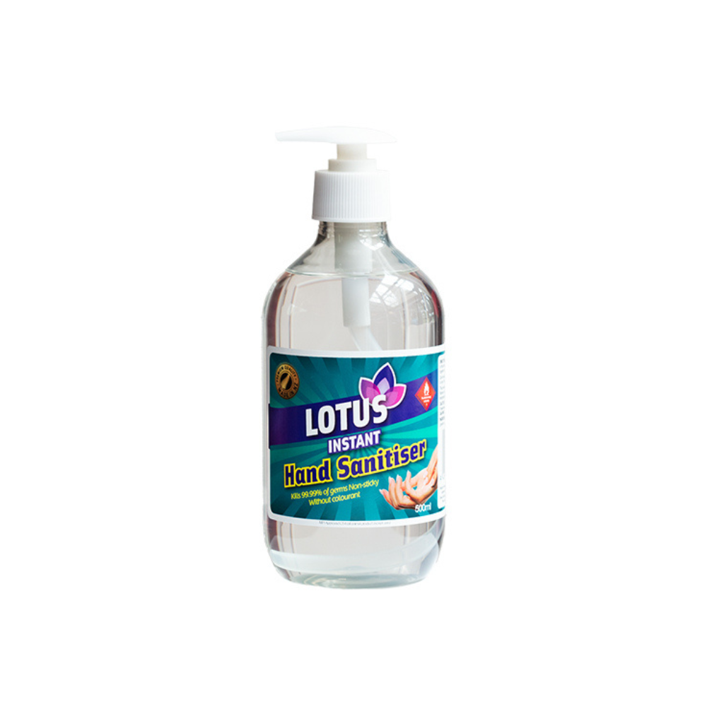 Lotus Hand Sanitiser 500ml Push Pump Bottle