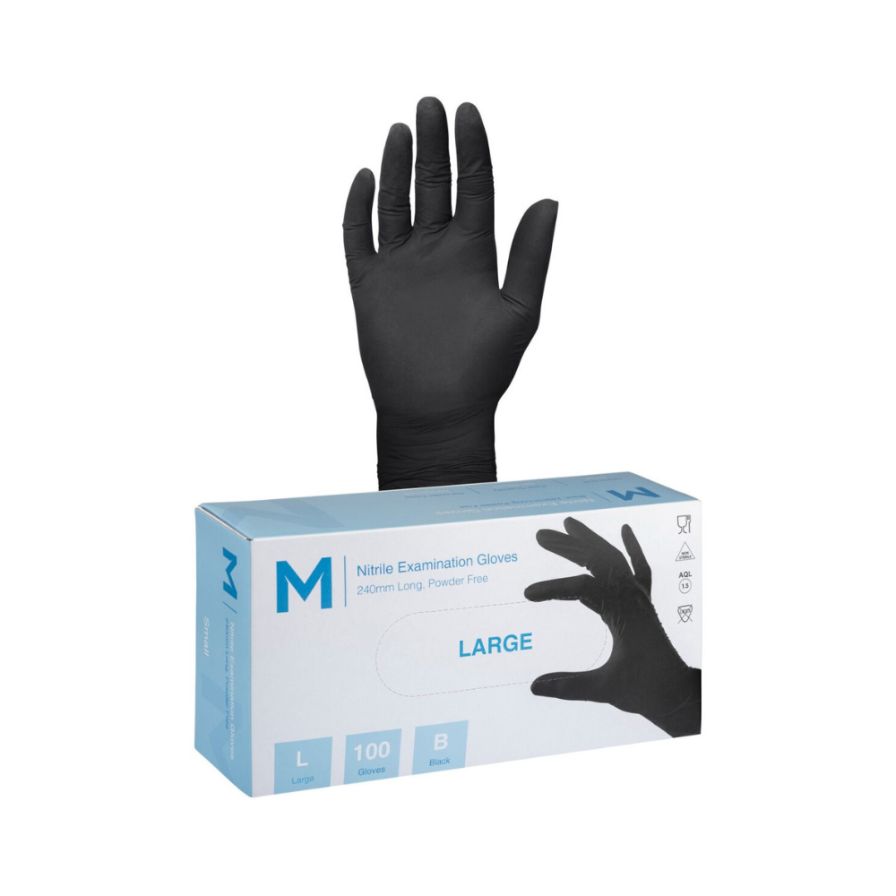 Nitrile Black Gloves 7.0g
